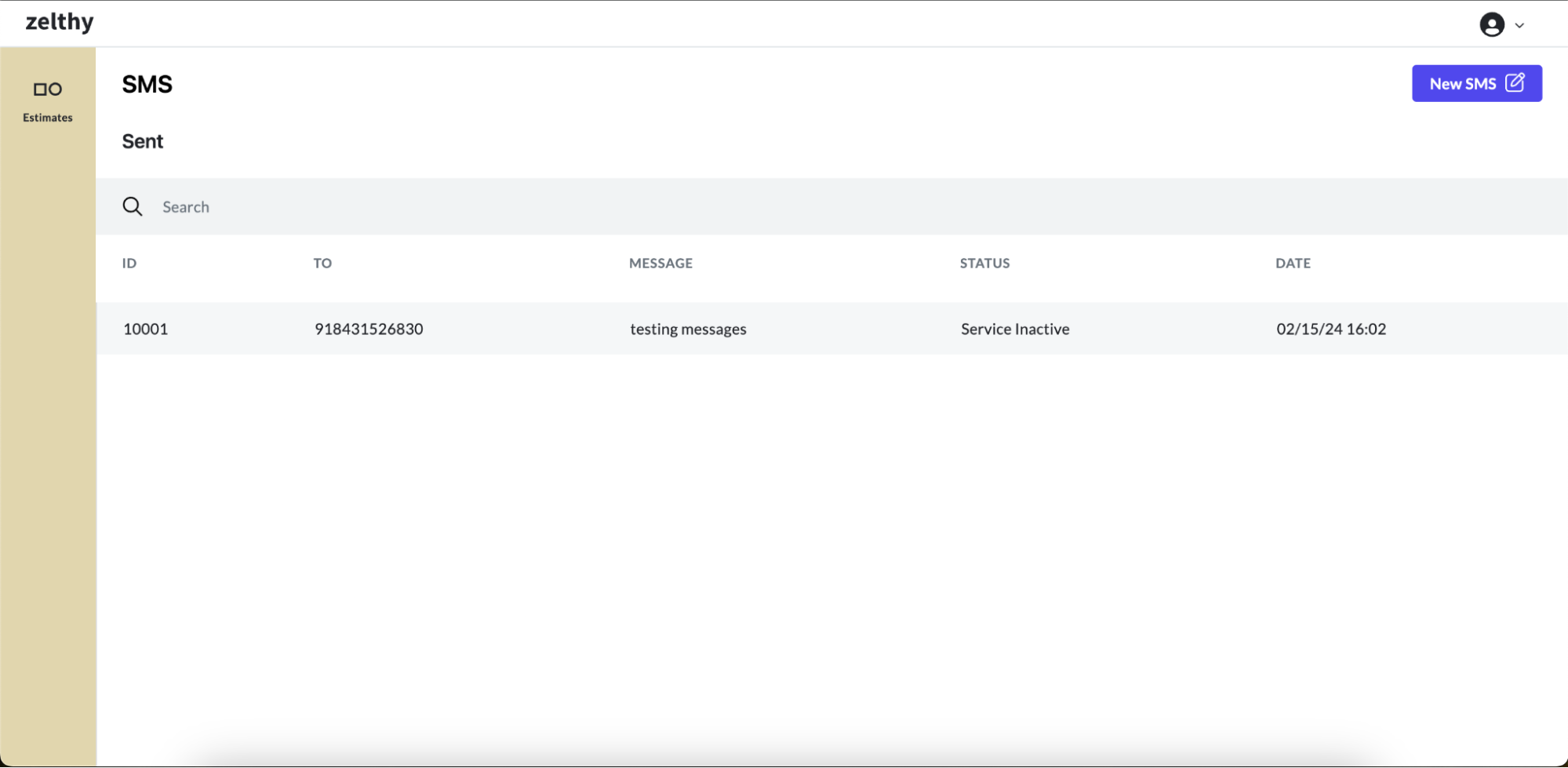 SMS Dashboard