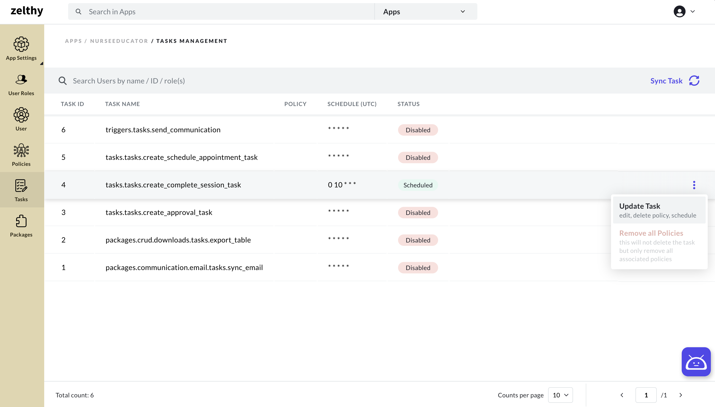 Scheduling Async Tasks 1